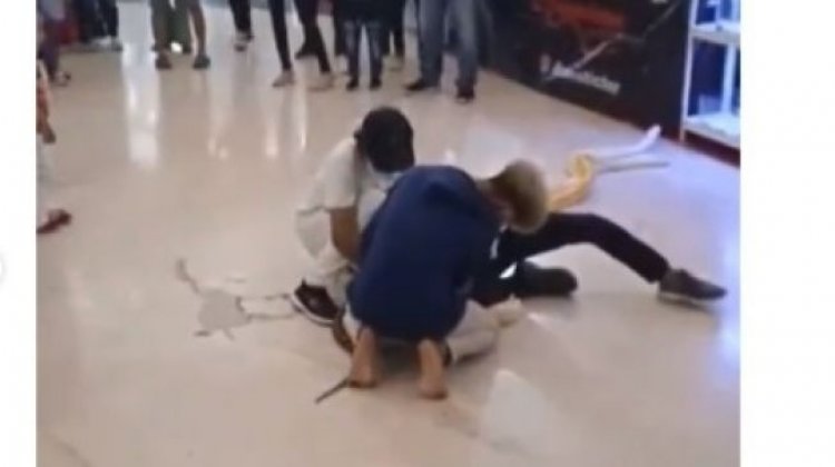 Viral! Pria Digigit Ular Miliknya Sendiri di Mal, Warga yang Melihat Panik