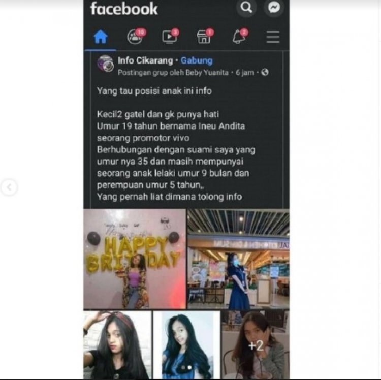 Heboh Gadis Centil Ini Diburu Netizen, Lantaran Viral Dianggap Pelakor