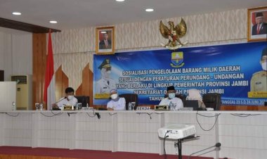 Gubernur Jambi Buka Acara Sosialisasi Penyusutan Barang Milik Daerah Lingkup Pemprov Jambi