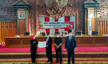 LKPj Gubernur Jambi Tahun Anggaran 2020 Diterima oleh DPRD