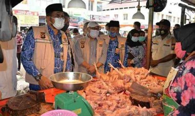 Sekda Jambi Pantau Harga Pangan di Pasar Angsoduo Jambi