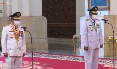 Akhirnya, Loper Koran dan Aktivis PMII Ini Dilantik Sebagai Gubernur dan Wakil Gubernur Jambi