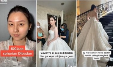 Demi Cantik di Hari Pernikahan, Wanita Ini Rela Bayar Rp 100 Juta, Videonya Viral
