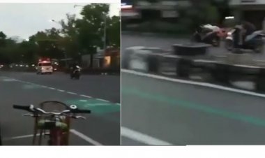 Viral! Pemotor Ajak Balapan Ambulans, Netizen: Ngeprank Malaikat Maut Nie Bocah