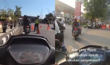 Viral Pemotor Lolos Penyekatan: Mau Mancing Pak!
