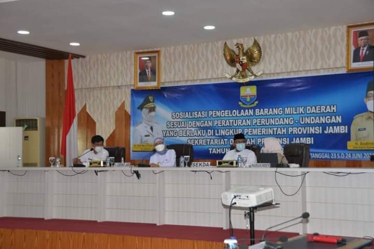 Gubernur Jambi Buka Acara Sosialisasi Penyusutan Barang Milik Daerah Lingkup Pemprov Jambi