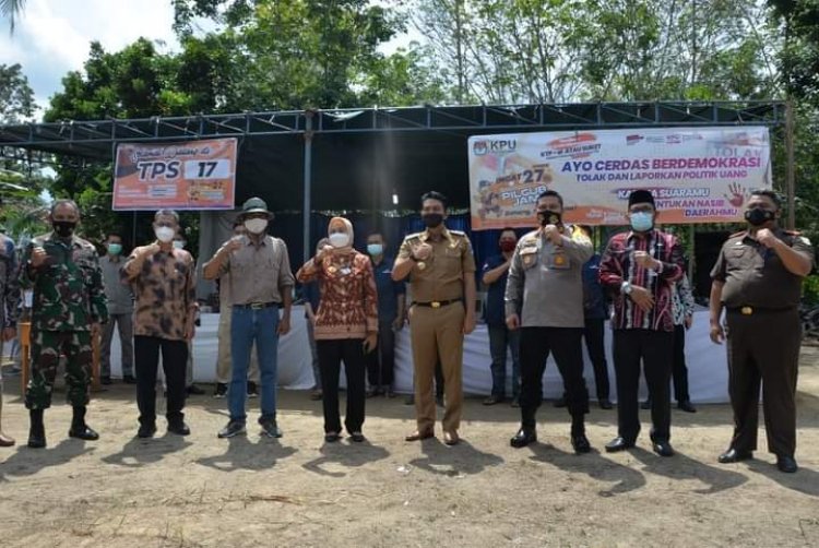 Pj Gubernur Jambi Tinjau Pelaksanaan PSU Pilgub Jambi