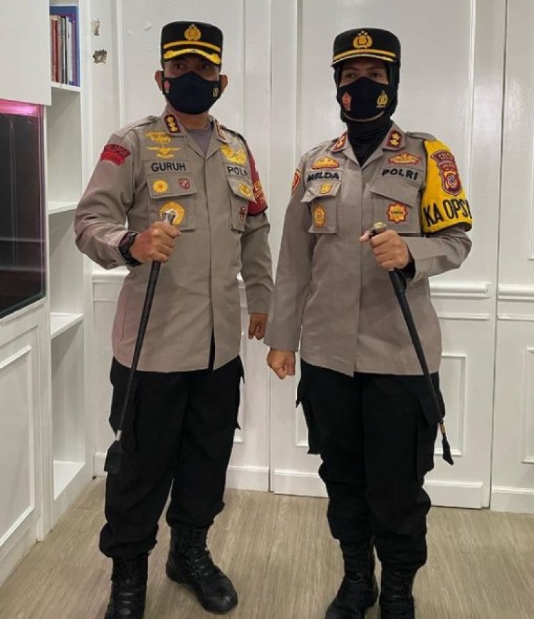 Viral! Suami Istri sama-sama Jabat Kapolres, Netizen: Best Couple Officer