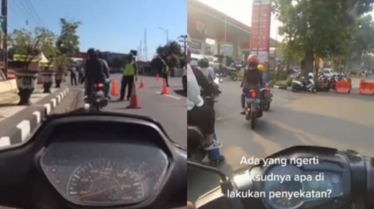 Viral Pemotor Lolos Penyekatan: Mau Mancing Pak!