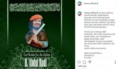 Innalilahi, Rhoma Irama Berduka Personel Soneta Grup Meninggal