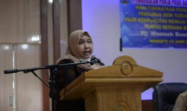 Bupati Masnah Buka Workshop Pembekalan Pokja PAUD dan PAUD HI 
