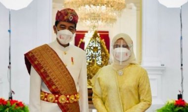 Kenakan Kain Songket, Ini Dia Potret Iriana Joko Widodo di Hari Kemerdekaan RI 2021