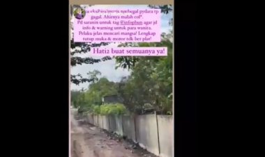 Viral! Pria Ini Onani di Sepeda Motor, Korban Keluarkan Sumpah Serapah