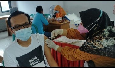 Kerja Sama Polres Merangin & DPD KNPI, Ratusan Warga Sudah Jalani Vaksin