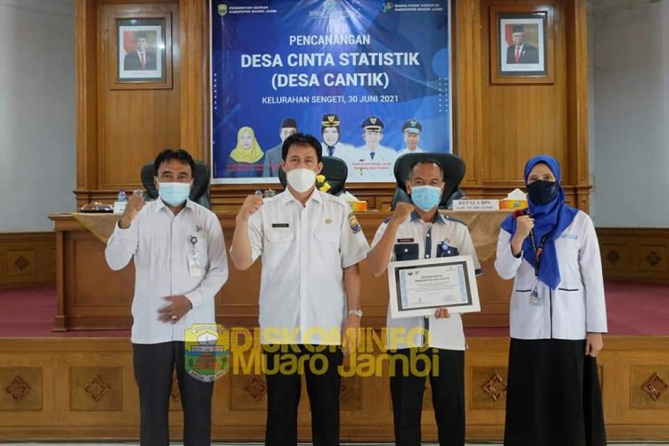 Pj Sekda Muarojambi Teken Dukungan Pembinaan Desa Cantik