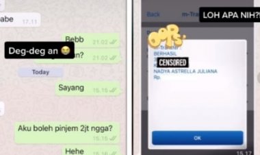 Viral! Wanita Ini Syok Prank Pacar Pinjam Duit Rp 2 Juta, Netizen Jadi Gerah: Gue Tumis Juga Nih HP