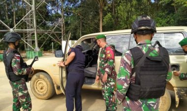 Begini Aksi Kejar-kejaran Satgas Pamtas gagalkan Penyelundupan Mobil Land Cruiser VX 80 asal Malaysia