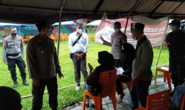 Gelar Vaksinasi Massal Bersama Polres Bungo-Jambi dan Kodim Bute, HMI: Menuju Pemulihan Negeri Ini dari Covid-19
