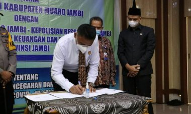 Ketua DPRD Saksikan MoU Penggunaan Dana Covid-19