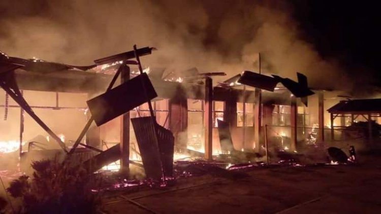 Ponpes Nurul Iman Dharmasraya Terbakar Hebat, Tidak Ada Korban Jiwa