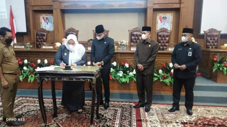 DPRD Sepakati KUPA PPAS Nota Keuangan APBD-p Muarojambi Tahun 2021