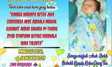 Gegara Nama Anak Terlalu Panjang, Orangtua Asal Tuban Ini Sulit Dapatkan Akta Kelahiran, Bahkan Mengadu ke Jokowi