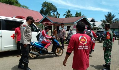 Capaian Vaksinasi Desa Jumbak Baru 10 Persen, Kapolsek Jujuhan, Bungo-Jambi Intensifkan Razia Kartu Vaksin