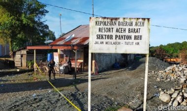 Pos Polisi Diberondong Peluru, dan OTK Tembak Perwira TNI Hingga Tewas