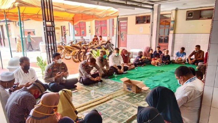 Dicopot Kapolda Sumut Gegara Pedagang Dipukul Preman Jadi Tersangka, Kapolsek Percut Sei Doa Bersama