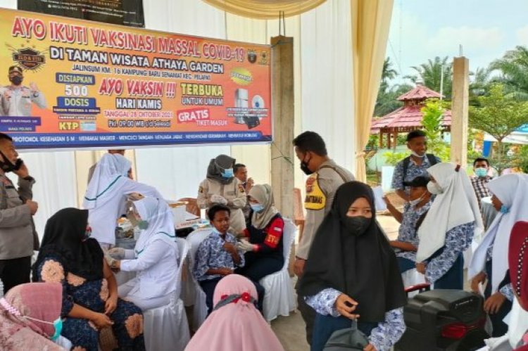 Angkatan ZLD & STD Gelar Vaksinasi Massal, Maidani: Kita Ingin Capaian Vaksinasi di Bungo-Jambi Meningkat