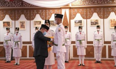 Gubernur Jambi Kukuhkan 53 Anggota Paskibraka Jambi 2021