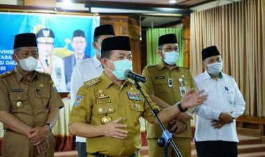 Gubernur dan Kemenag Jambi Teken MoU Pemanfaatan Asrama Haji Sebagai Rumah Isolasi Terintegrasi