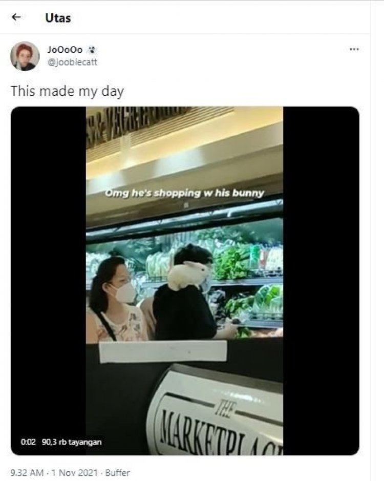 Viral! Pria Belanja di Mall, Bikin Salah Fokus yang Dibawanya