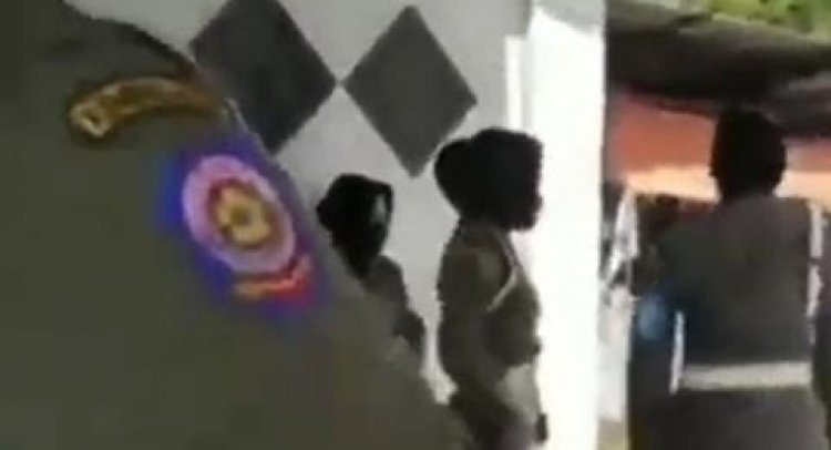 Viral! Satpol PP Diusir Warga di Sergai Sumut: Tolong Kak jangan Berteduh di Sini, Ini Bukan Tanah orang Kakak