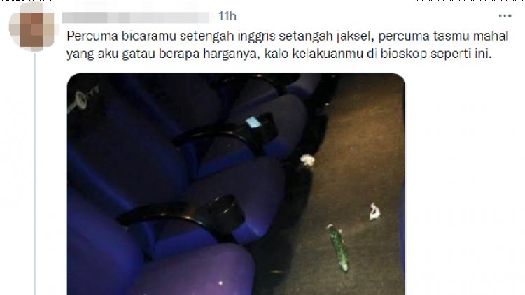 Heboh & Viral! Foto Sampah Mentimun di Bioskop, Bagaimana Faktanya?