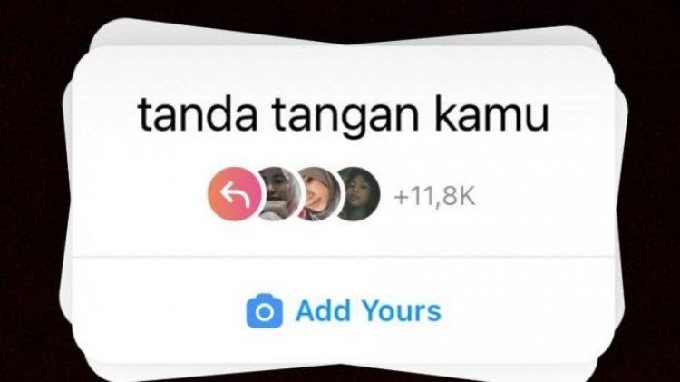 Viral! Tren Challenge Add Yours Instagram, Kemkominfo: Waspada Data Anda....