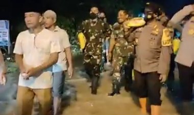 Banjir di Tanah Bekali Bungo-Jambi, Dandim Bute dan Kapolres Turun Langsung Malam Ini
