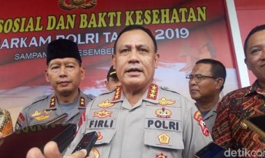 Nah Loh Ketua KPK Dimutasi Kapolri di Sini....