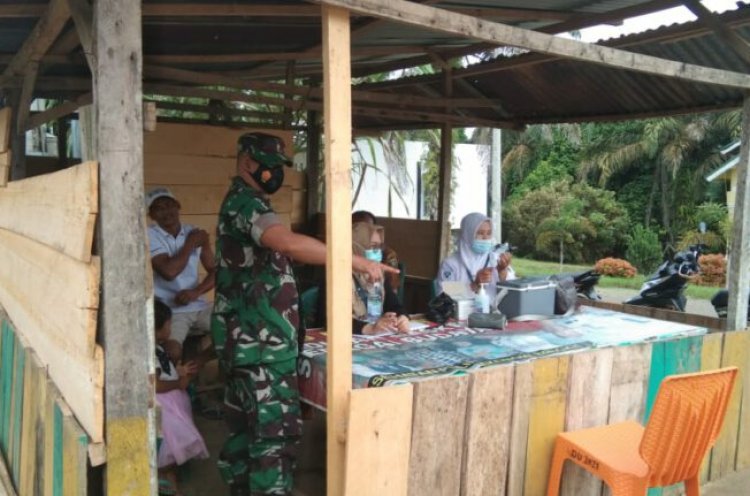 Gencarnya Babinsa Turut Pendampingan Vaksinasi di Bungo-Jambi, dari door to door dan Harapan Terciptanya Herd Immunity