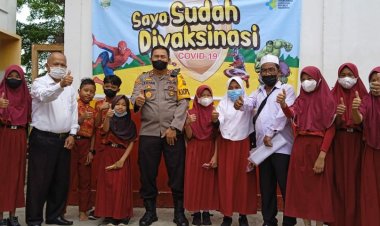Di Muarojambi, Anak-anak Usia 6-11 Tahun Mulai Divaksin
