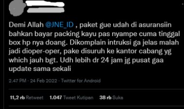 Viral! Video Paket iPhone XR Tinggal Dusnya Saja, Begini Kata JNE