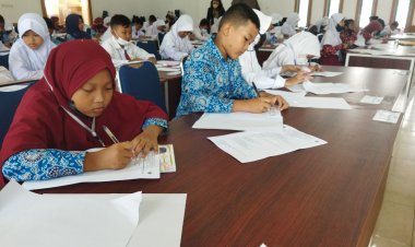 Puluhan Murid SD di Muarojambi Ikuti Kompetisi Sains Nasional Tingkat Kabupaten
