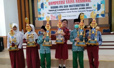 Perwakilan Jaluko dan Kumpeh Ulu dan Raih Juara KSN IPA dan MTK Tingkat Kabupaten Muarojambi
