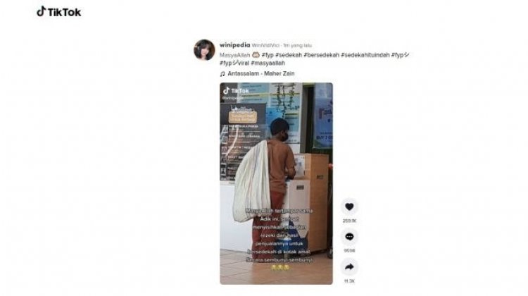 Viral! Bocah Basreng Sedekah Diam-diam untuk Pesantren Daarut Tauhiid, Netizen: Dia yang Sedekah Aku yang Nangis....