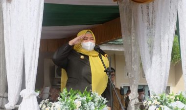 Bupati Masnah Pimpin Peringatan Hari Amal Bhakti Kemenag ke-76