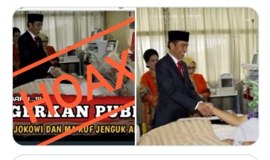 Viral! Foto Jokowi & Maruf Amin Lihat Ade Armando, Pakar Telematika Ini Bilang....