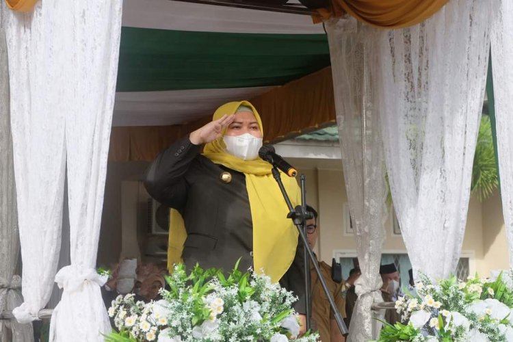 Bupati Masnah Pimpin Peringatan Hari Amal Bhakti Kemenag ke-76