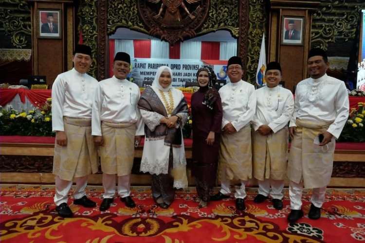 Bupati Muaro Jambi Hadiri Rapat Paripurna HUT Provinsi Jambi Ke-65