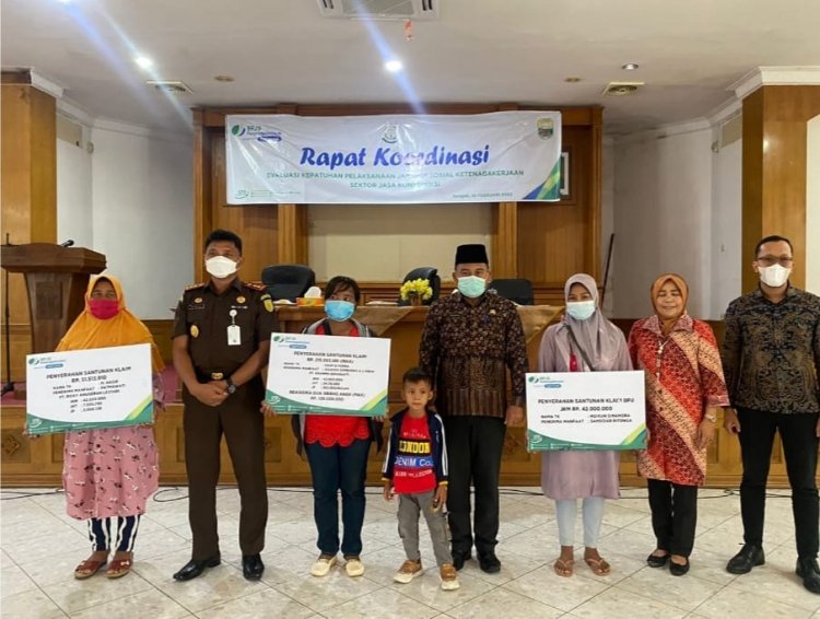 Sekda Muaro Jambi Ikuti Rakor Jaminan Sosial Tenaga Kerja Sektor Konstruksi