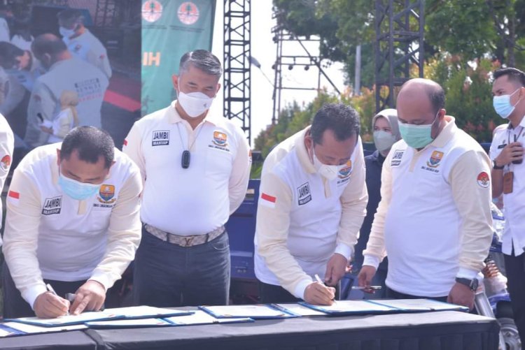 Wabup BBS Hadiri Kegiatan PGSBB di Rumdis Gubernur Jambi